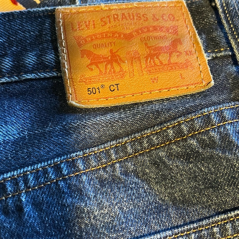 501 CT, white Oak Cone denim, 25x34